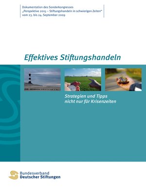 cover image of Effektives Stiftungshandeln. Strategien und Tipps nicht nur für Krisenzeiten
